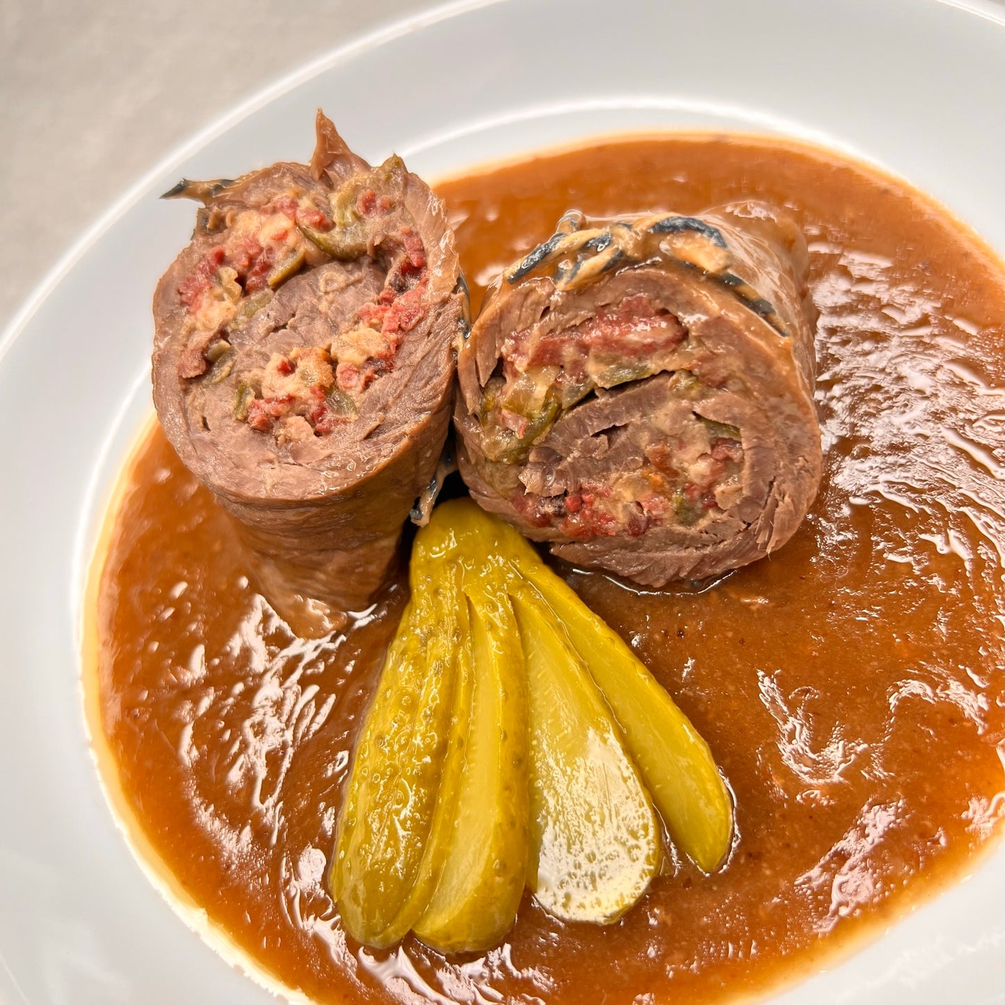 Rouladen vom Ochsen im Glas