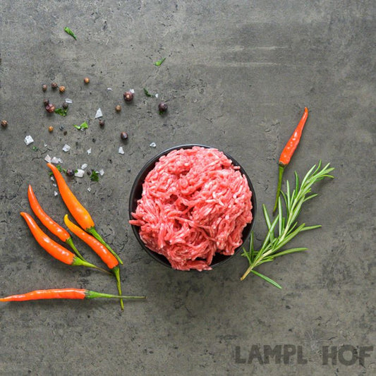 Hackfleisch vom Ochsen