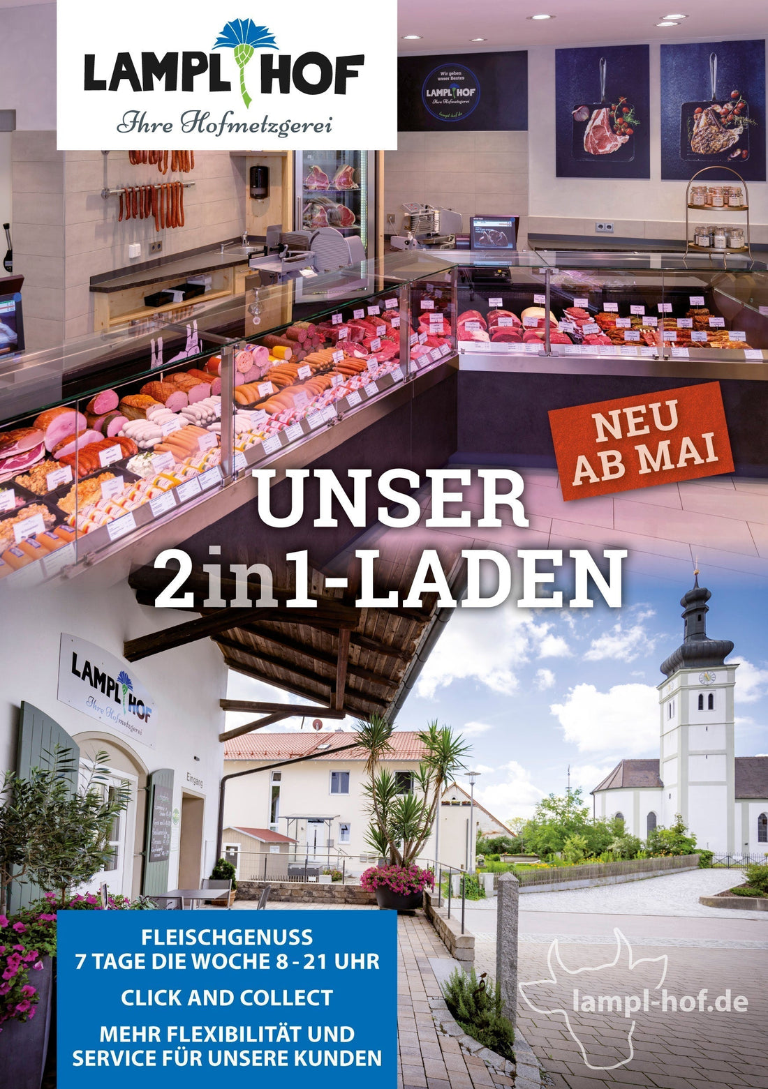Unser 2in1 Laden - Bedientheke und SB-Laden in einem!
