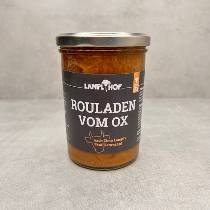 Rouladen vom Ochsen im Glas